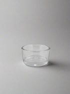 Glass tea light holder